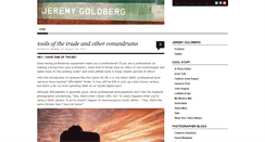 Desktop Screenshot of blog.jeremygoldberg.com